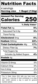 Blueberry Bagel / 1 Pack - Isaura Bakery