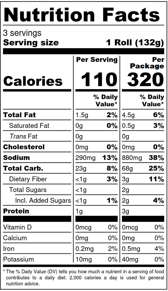 French Rolls / 1 Pack - Isaura Bakery