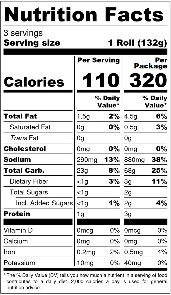 Mild Sourdough Rolls / 1 Pack - Isaura Bakery