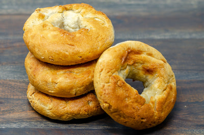 Plain Bagels 3 Packs of 4 (Frozen Unbaked) - Isaura Bakery