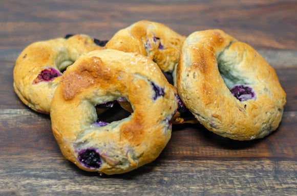 Blueberry Bagel / 1 Pack - Isaura Bakery