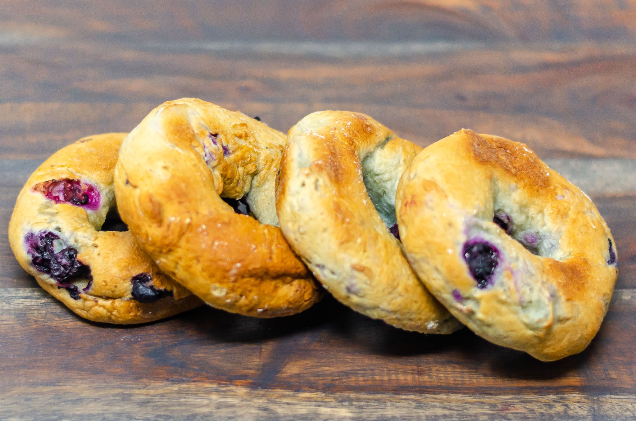 gluten-free and dairy-free blueberry bagel
